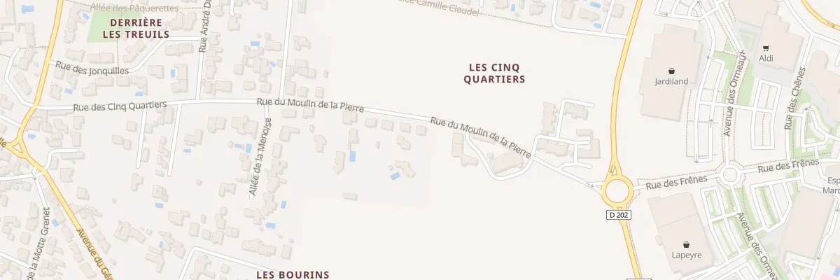 Plan du 50 Rue du Moulin de la Pierre à Angoulins