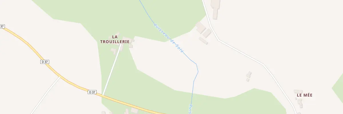 Plan du 160 La Trouillerie à Brielles