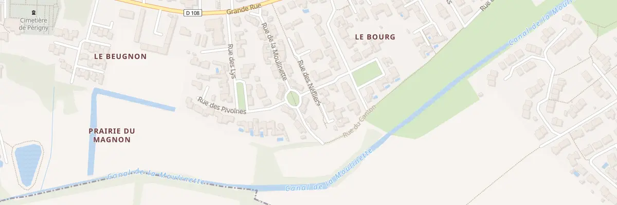 Plan du 19 Rue de la Moulinette à Périgny