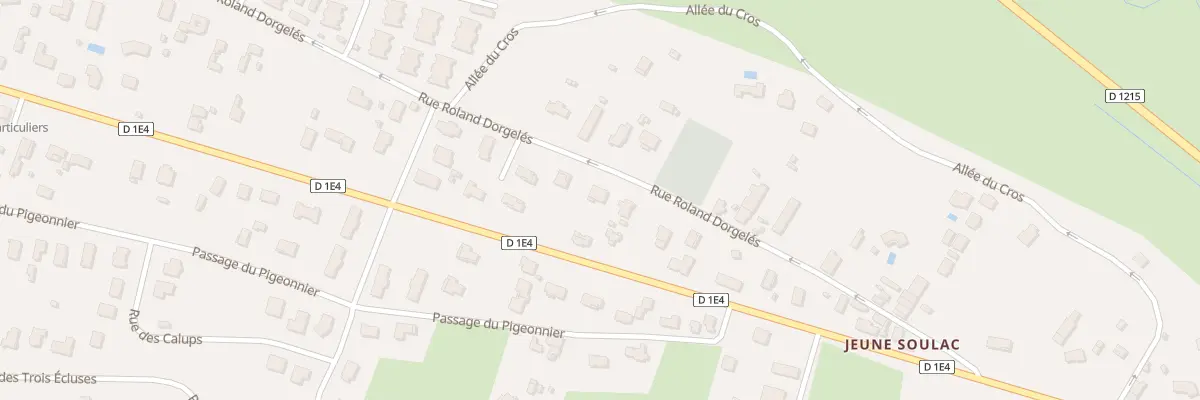 Plan du 100 Rue Roland Dorgelés à Soulac-sur-Mer