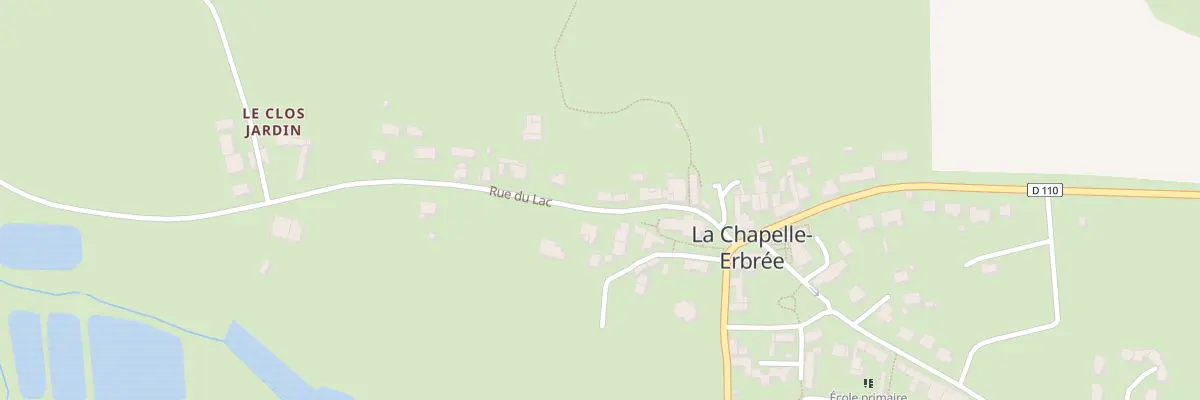 Plan du 10 Rue du Lac à La Chapelle-Erbrée