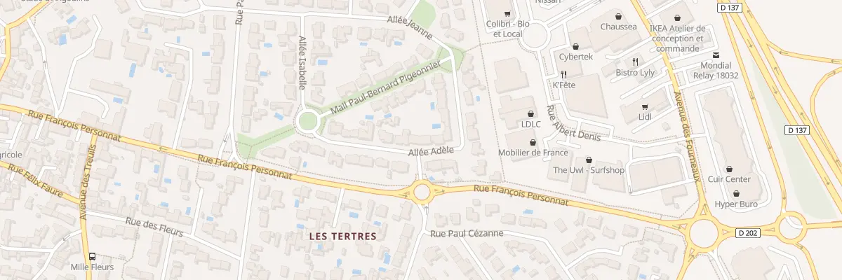 Plan du 11B All Adèle à Angoulins