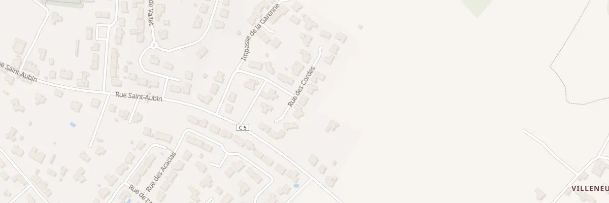 Plan du 20 Rue des cordes à Tiffauges