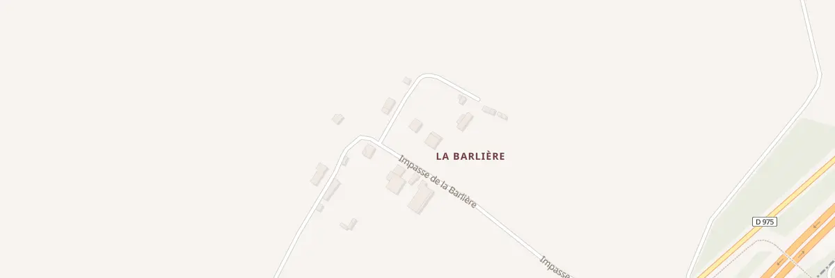 Plan du 2 Imp de la Barlière à Gouvets