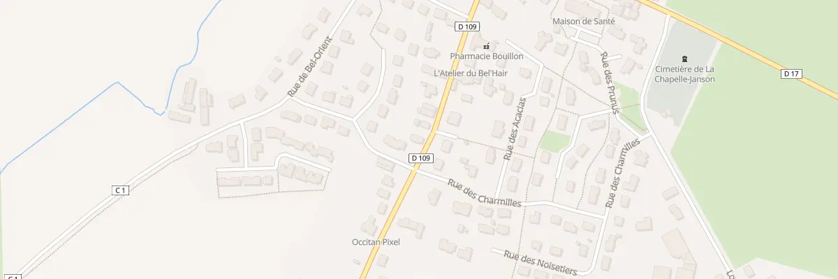 Plan du 18 Rue de Cimette à La Chapelle-Fleurigné
