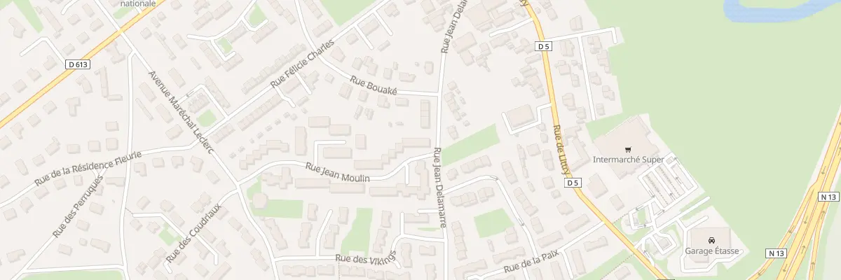 Plan du 65 Rue Jean Moulin à Isigny-sur-Mer