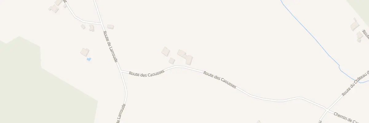 Plan du 177 Rte des Caousses à Bélus
