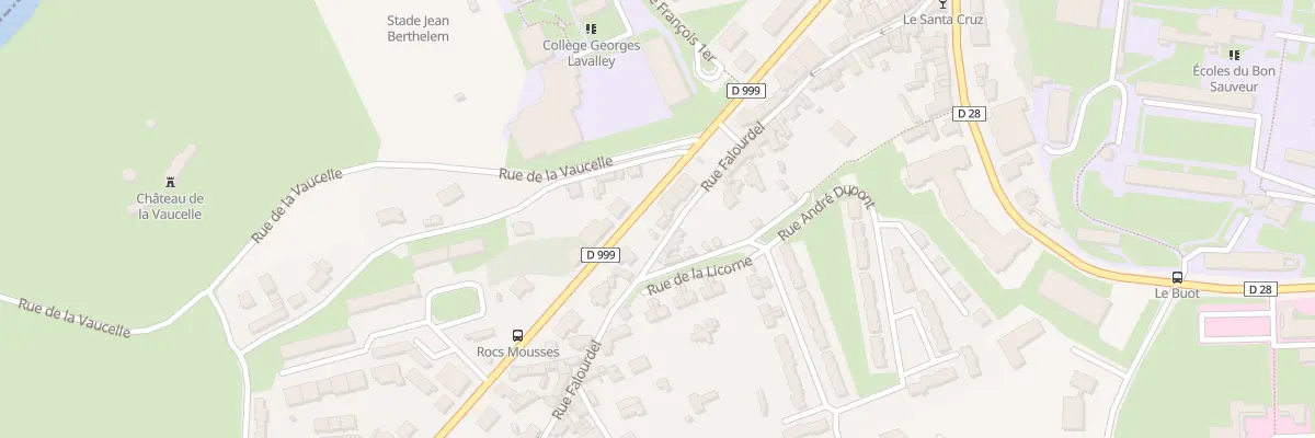 Plan du 26 Rue Falourdel à Saint-Lô