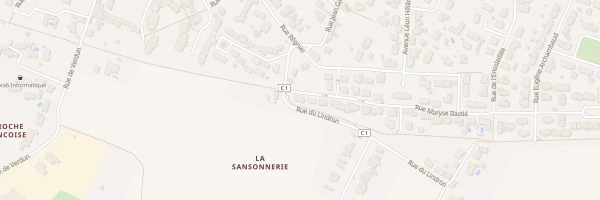 Plan du 1 Rue Maryse Bastie à Marennes-Hiers-Brouage