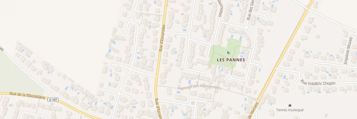 Plan du 8 Imp des Belettes à Saint-Xandre