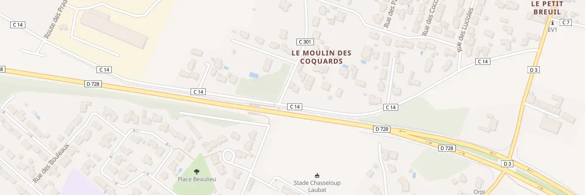 Plan du 32T Rue du Moulin des Coquards à Marennes-Hiers-Brouage