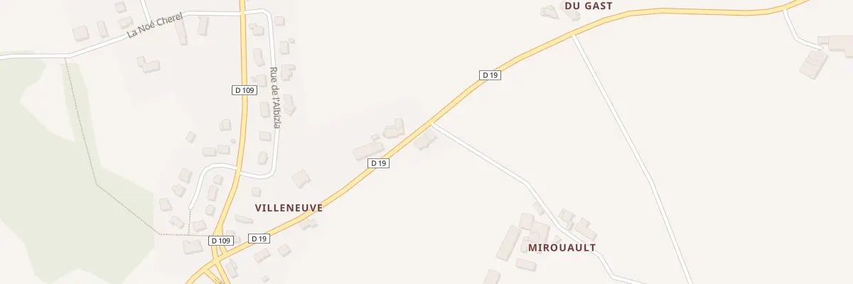 Plan du 8 Villeneuve à La Bazouge-du-Désert