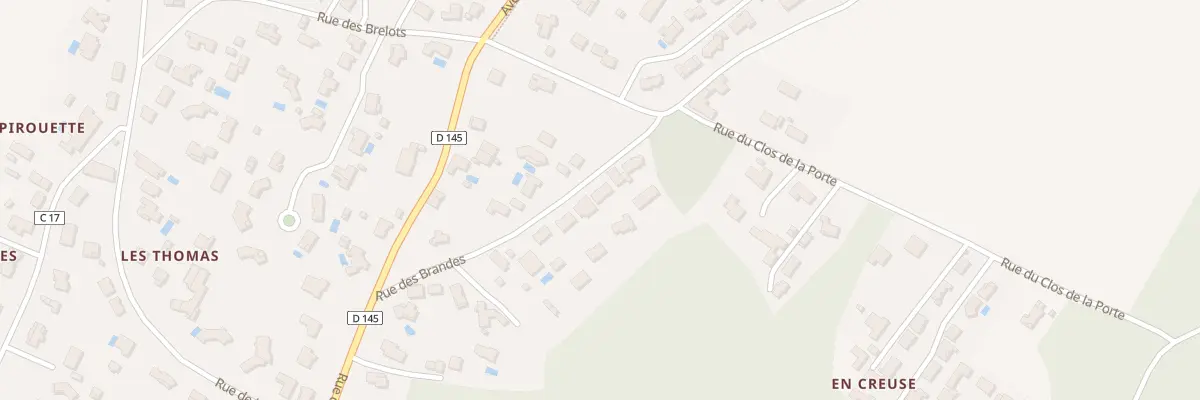 Plan du 22 Rue des Brandes à Étaules