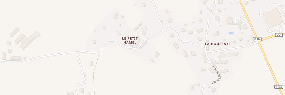 Plan du 3 Le Petit Hamel à Saint-Georges-Montcocq