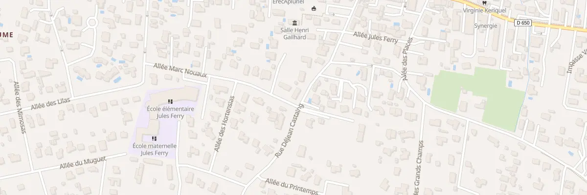 Plan du 28 Rue Dejean Castaing à Gujan-Mestras