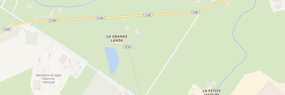 Plan du 9001 La Lande - St-Hilaire à Saint-Hilaire-du-Harcouët