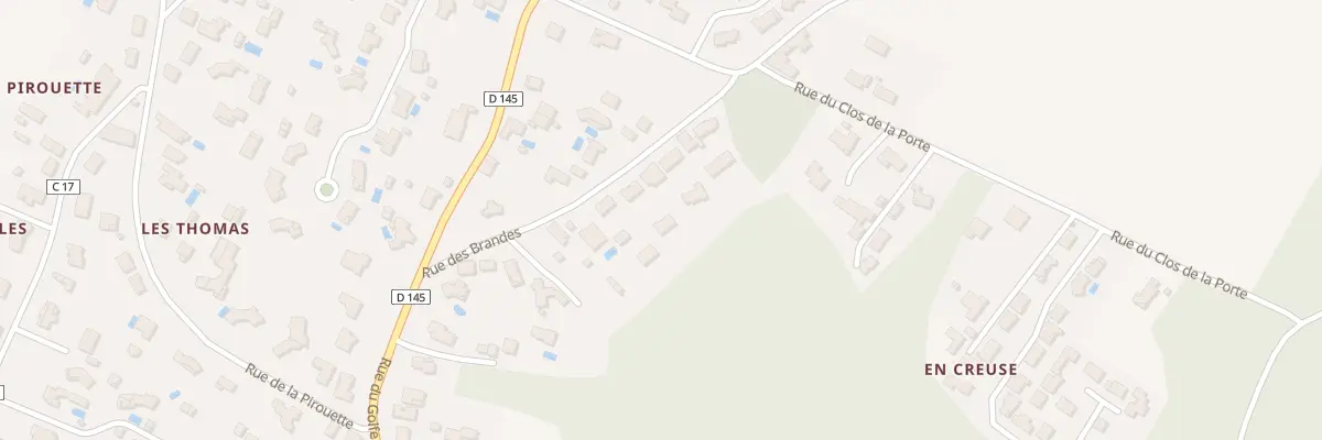 Plan du 14 Rue des Brandes à Étaules
