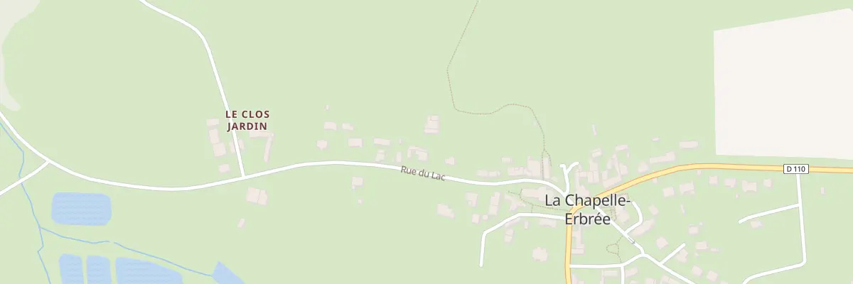 Plan du 16 Rue du Lac à La Chapelle-Erbrée