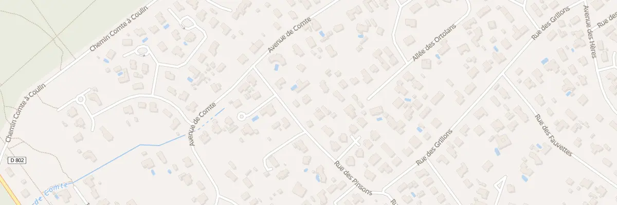 Plan du 7 Rue des Pinsons à Andernos-les-Bains