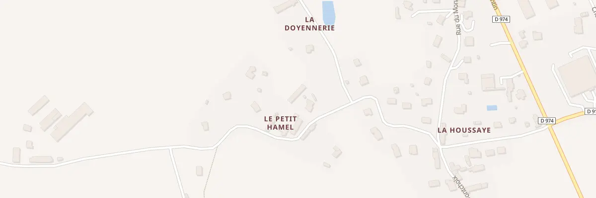 Plan du 2 Le Petit Hamel à Saint-Georges-Montcocq