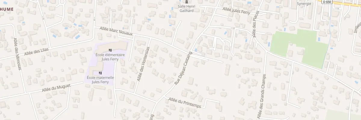 Plan du 32 Rue Dejean Castaing à Gujan-Mestras