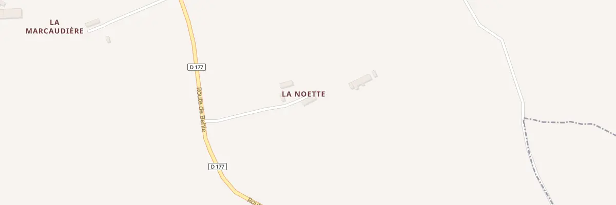 Plan du 2072 Rte de Behie à Moyon Villages
