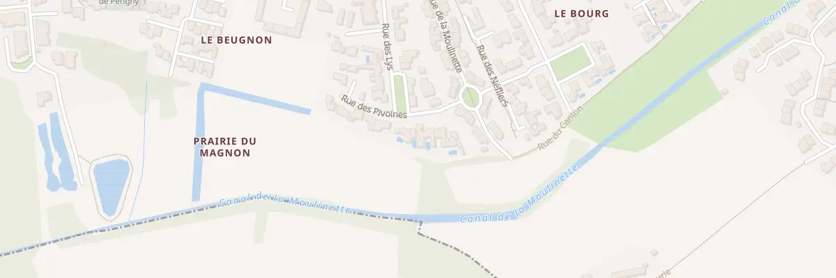 Plan du 13 Rue des Pivoines à Périgny