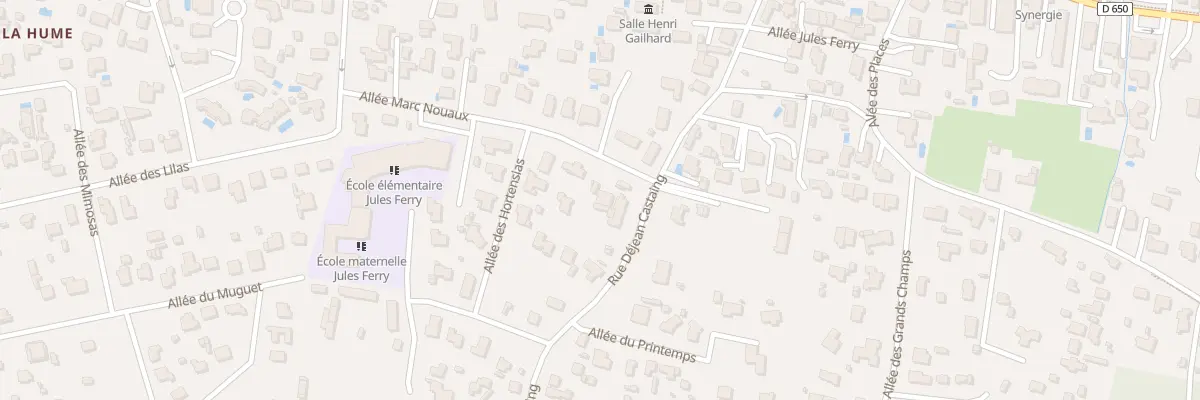 Plan du 34 Rue Dejean Castaing à Gujan-Mestras