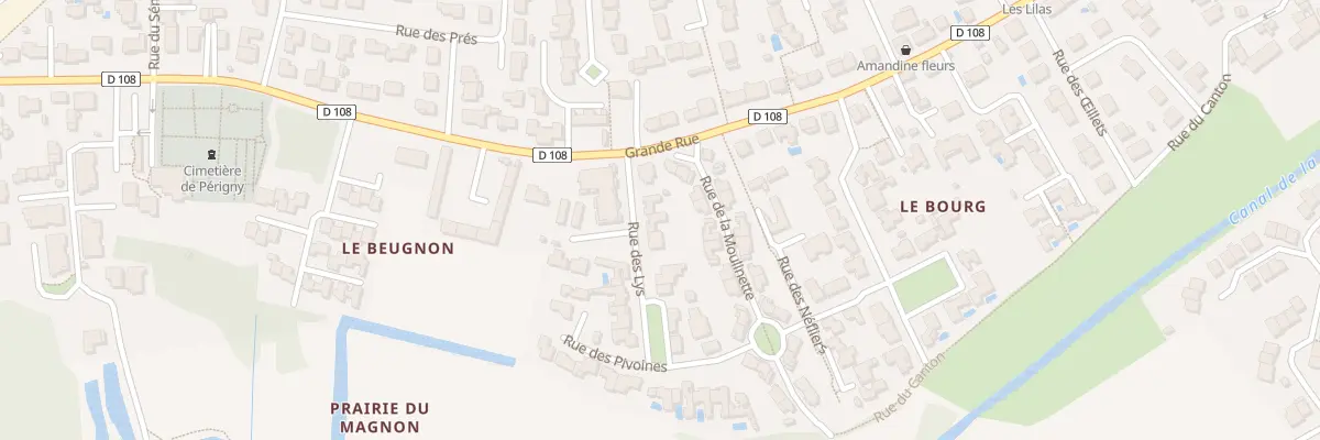 Plan du 3 Rue des Lys à Périgny