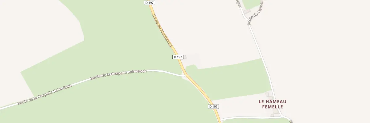 Plan du 1110 Rue du Neufbourg (Isigny) à Isigny-sur-Mer