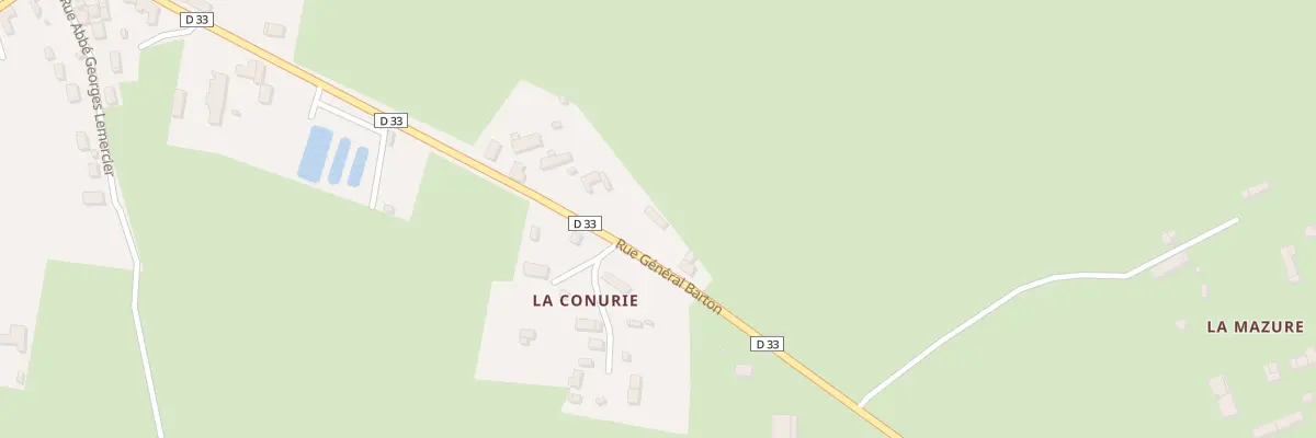 Plan du 23 Rue Général Barton à Coulouvray-Boisbenâtre