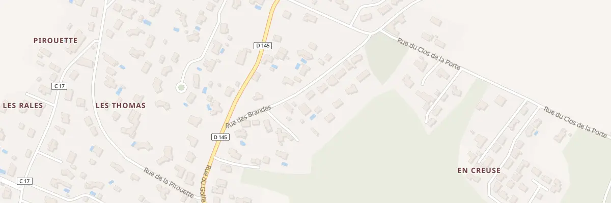Plan du 10 Rue des Brandes à Étaules