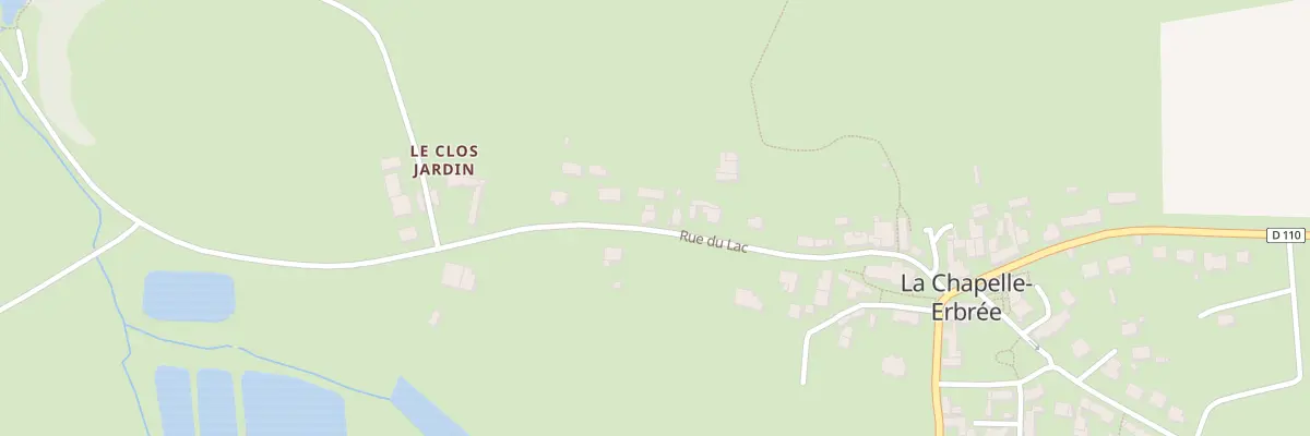 Plan du 20 Rue du Lac à La Chapelle-Erbrée