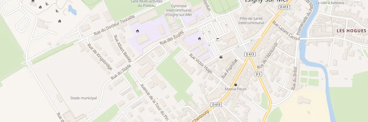Plan du 23 Rue Victor Hugo à Isigny-sur-Mer