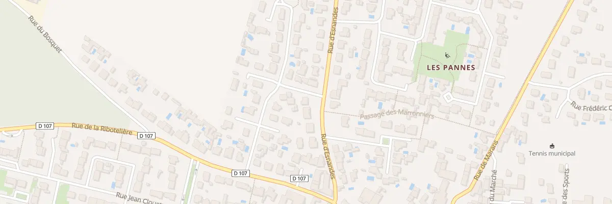 Plan du 5 Rue des Passereaux à Saint-Xandre