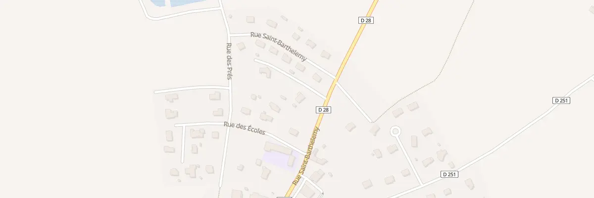 Plan du 61 Rue St Barthelemy - St Romphai à Bourgvallées