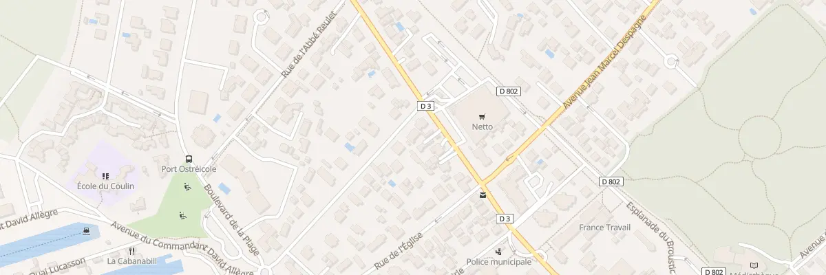 Plan du 22 Rue du Colonel Bordes à Andernos-les-Bains