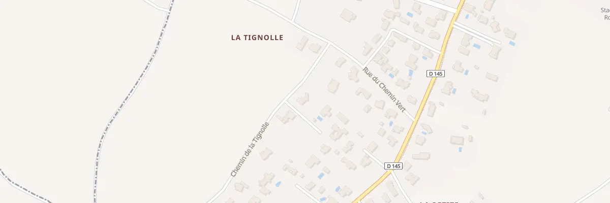 Plan du 28 Rue de la Tignolle à Étaules