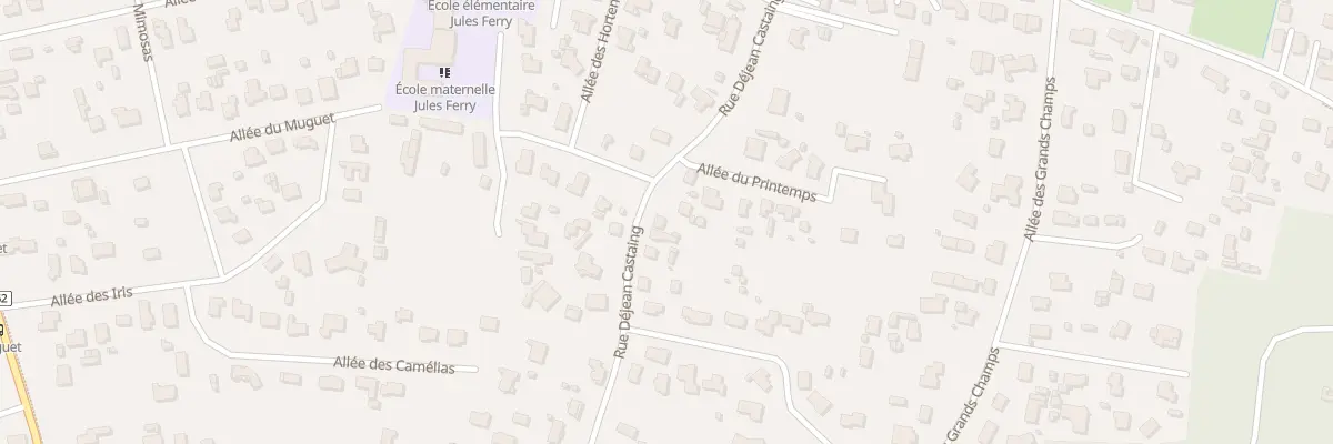 Plan du 35 Rue Dejean Castaing à Gujan-Mestras