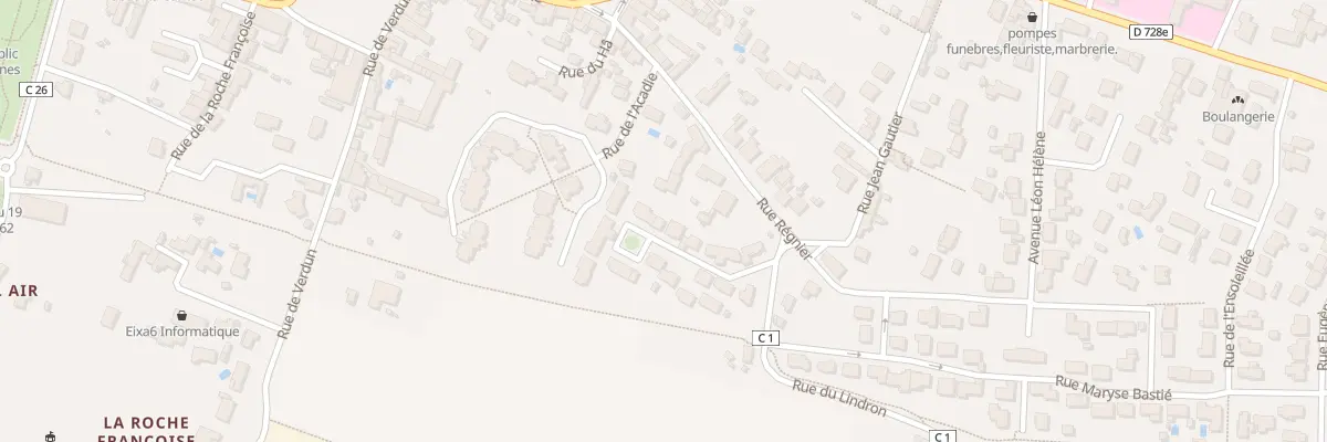Plan du 12 Rue des Muriers à Marennes-Hiers-Brouage