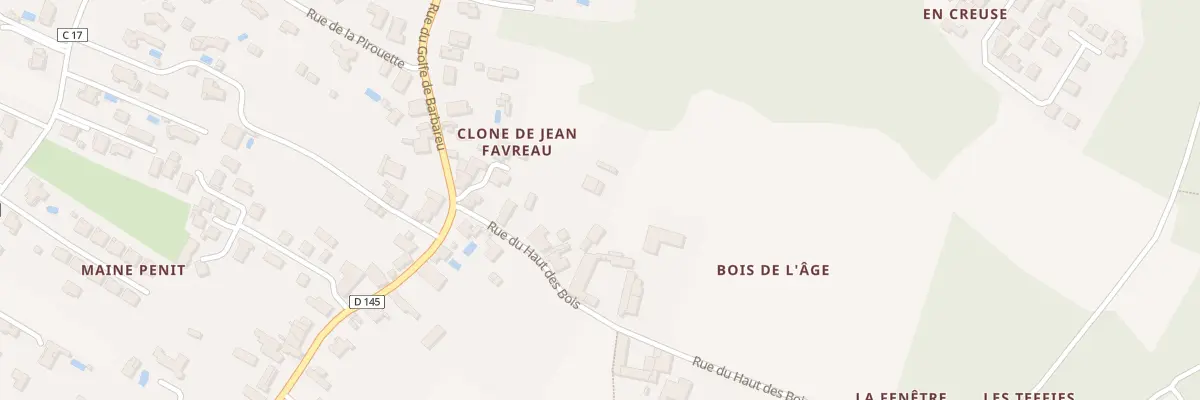 Plan du 13B Rue du Haut des Bois à Étaules
