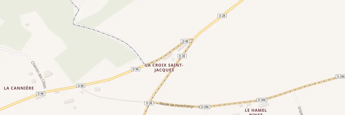 Plan du 5036 La Croix Saint Jacques à Montabot