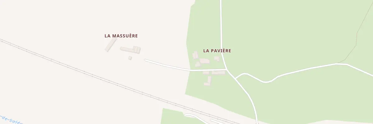 Plan du 6005 La Pavière à Brielles