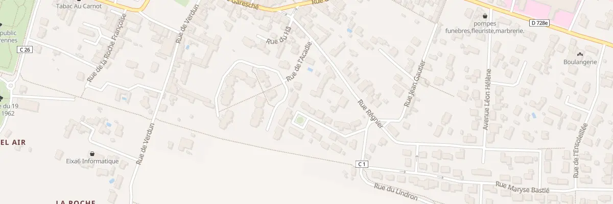 Plan du 14 Rue des Muriers à Marennes-Hiers-Brouage