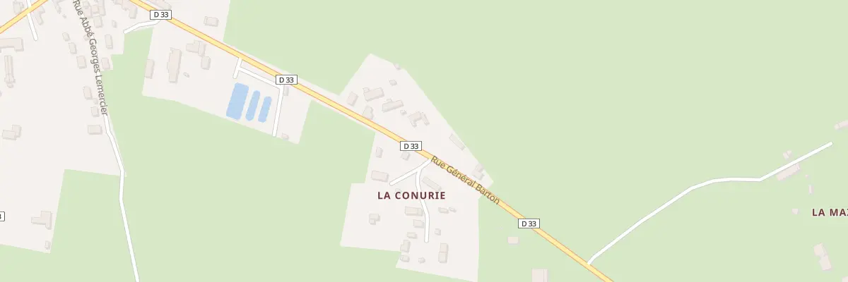 Plan du 21 Rue Général Barton à Coulouvray-Boisbenâtre