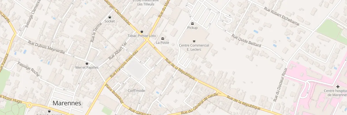Plan du 54 Rue de la République à Marennes-Hiers-Brouage