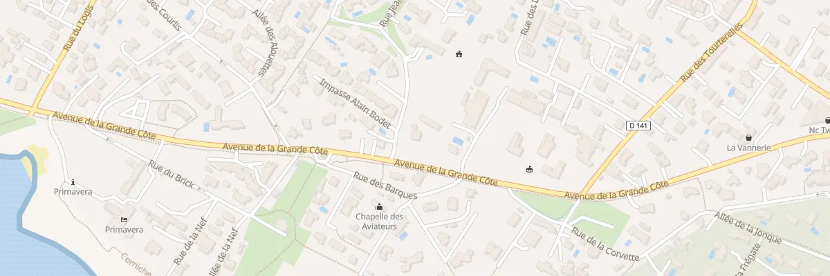 Plan du 77 Av de la Grande Côte à Saint-Palais-sur-Mer