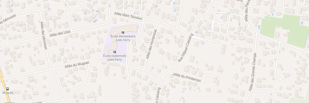 Plan du 4B All des Hortensias à Gujan-Mestras