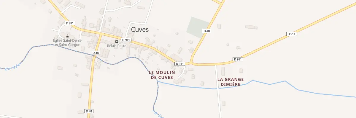 Plan du 31 Rue du Commerce à Cuves