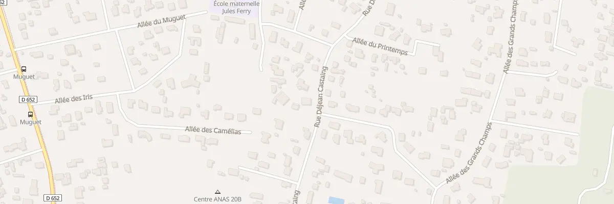 Plan du 46 Rue Dejean Castaing à Gujan-Mestras